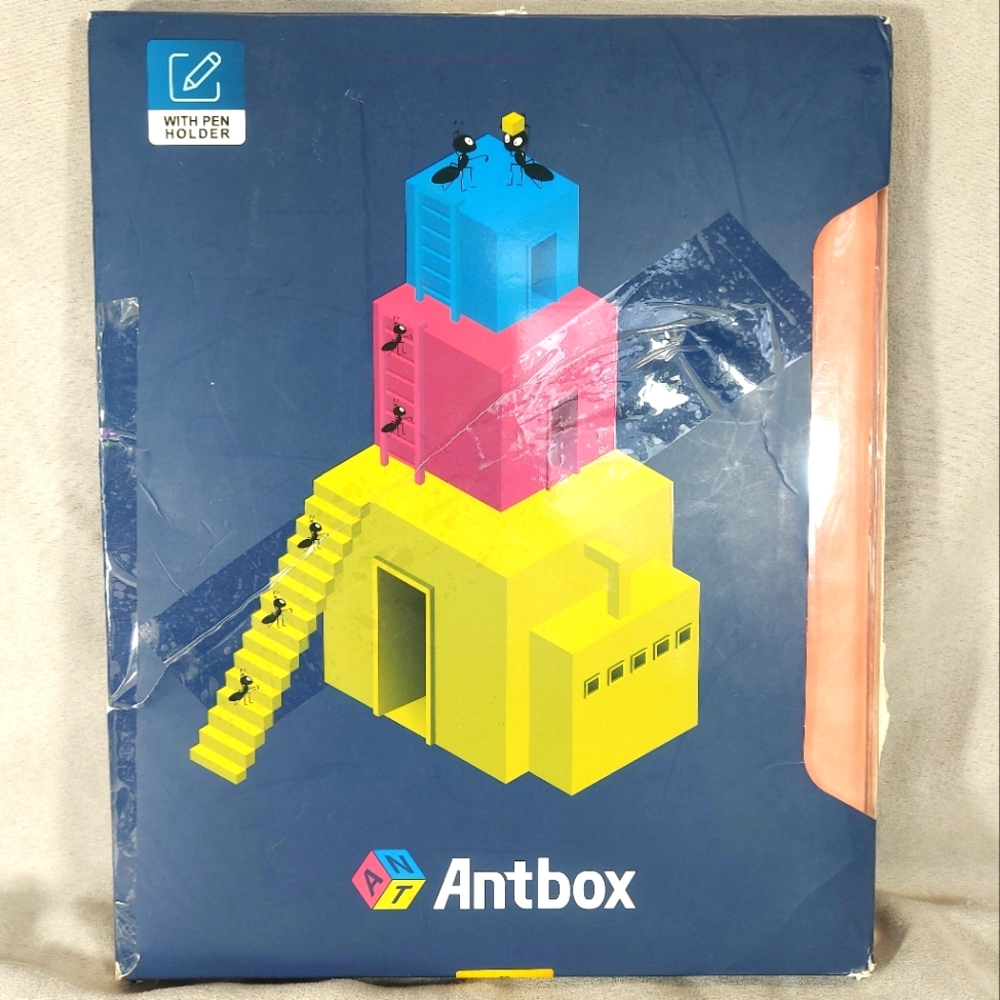 NIB Antbox Pink Leather Protective Case for iPad Pro 12.9